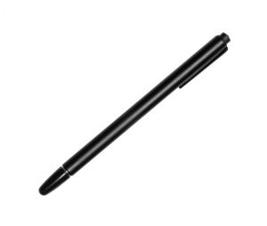 Antennen-Zeigestab mit Kugelschreiberfunktion. Gesamtlänge (inkl. Kappe): ca. 14,7 cm