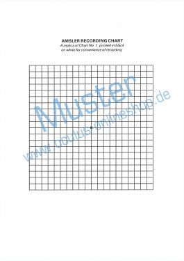 Amsler-Auswerteformulare, 50 Blatt