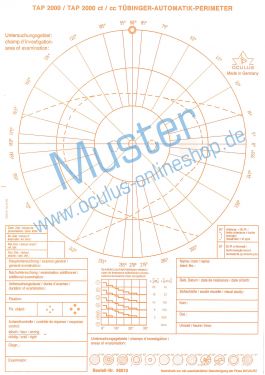 Untersuchungsformular für TAP ct/cc (einseitig)