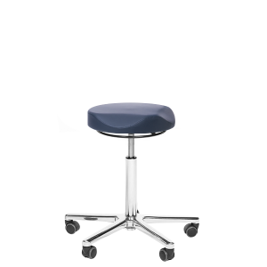 Arbeitshocker mit anatomisch geformter Sitzkante