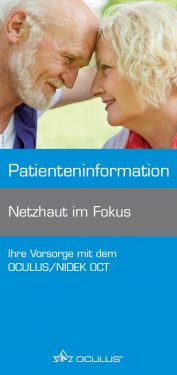Faltbroschüre "Netzhaut im Fokus"