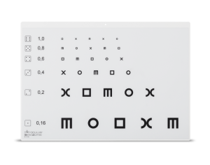  Optotypentafel für H-Test 