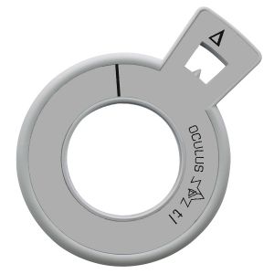 Refraktionsglas tl (38 mm) prismatisch Basis 135° VERGÜTET