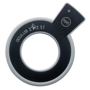 Refraktionsglas tl (38 mm) sphärisch konvex (+) VERGÜTET