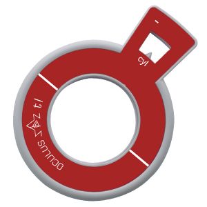 Refraktionsglas tl (38 mm) zylindrisch Achse 0° konkav VERGÜTET