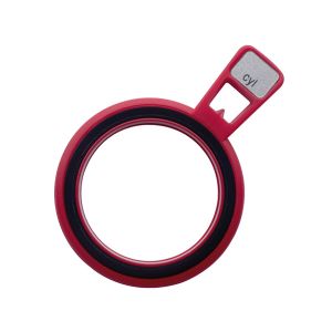 Refraktionsglas tls (28 mm) zylindrisch Achse 90° konkav VERGÜTET